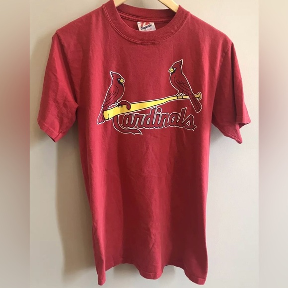 St. Louis Cardinals - Albert Pujols shirt - MEDIUM - Majestic - Mid 2000’s - MLB - Picture 2 of 10